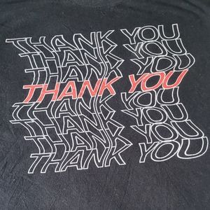 Thank you bag shirt